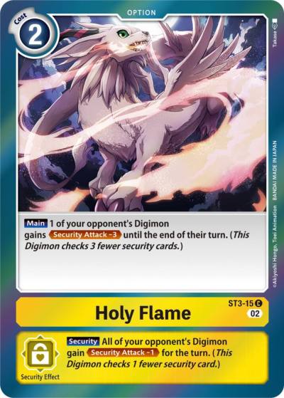 Holy Flame Resurgence Booster Reprint ST3-015 C Resurgence Booster Digimon card