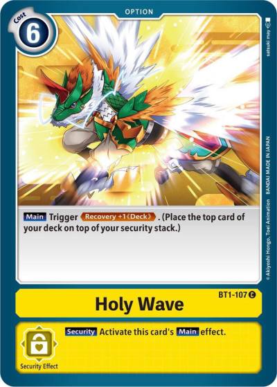 Holy Wave BT1-107 C Release Special Booster 1.5 Digimon card