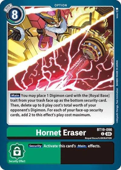 Hornet Eraser BT19-096 C Release Special Booster 2.0 Digimon card