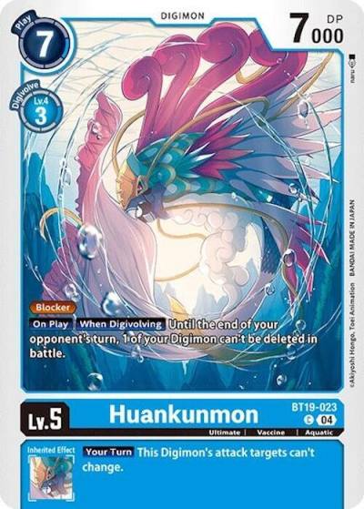 Huankunmon BT19-023 C Release Special Booster 2.0 Digimon card