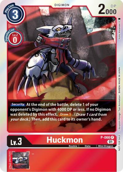 Huckmon Limited Card Pack P-066 P Digimon Promotion Cards Digimon card
