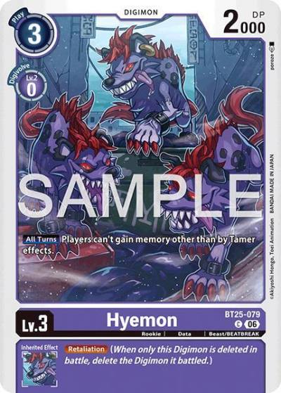 Hyemon BT25-079 C Dual Revolution Digimon card