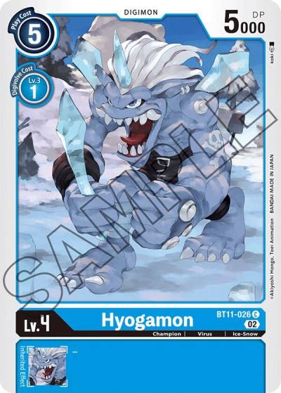 Hyogamon BT11-026 C Dimensional Phase Digimon card