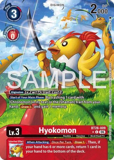Hyokomon Alternate Art BT26-009 C Timeless Bonds Digimon card