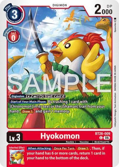 Hyokomon BT26-009 C Timeless Bonds Digimon card
