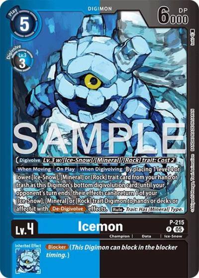 Icemon P-215 P Limited Card Pack -Final Crest- Digimon card