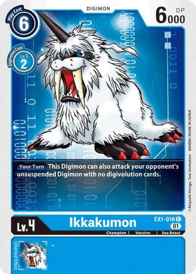 Ikkakumon EX1-016 C Classic Collection Digimon card