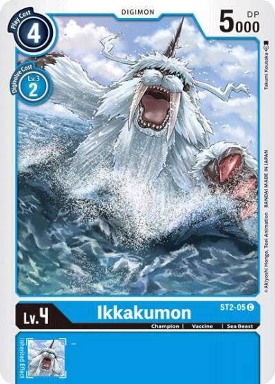 Ikkakumon ST2-05 C Starter Deck 02: Cocytus Blue Digimon card