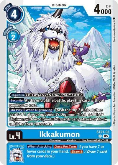 Ikkakumon ST21-03 C Starter Deck 21: Hero of Hope Digimon card