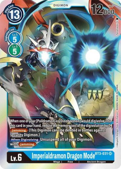 Imperialdramon Dragon Mode BT3-031 SR Release Special Booster 1.5 Digimon card