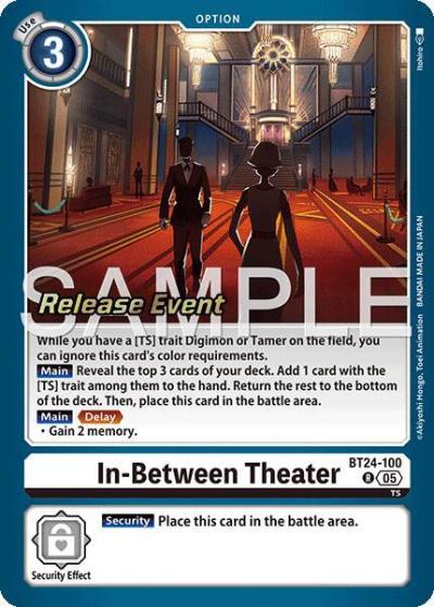 In-Between Theater BT24-100 R Time Stranger Release Event Cards Digimon card