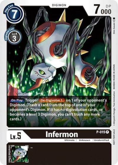 Infermon P-015 P Digimon Promotion Cards Digimon card