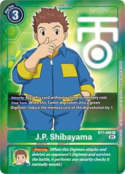 JP Shibayama Box Topper BT7-089 R Next Adventure Digimon card