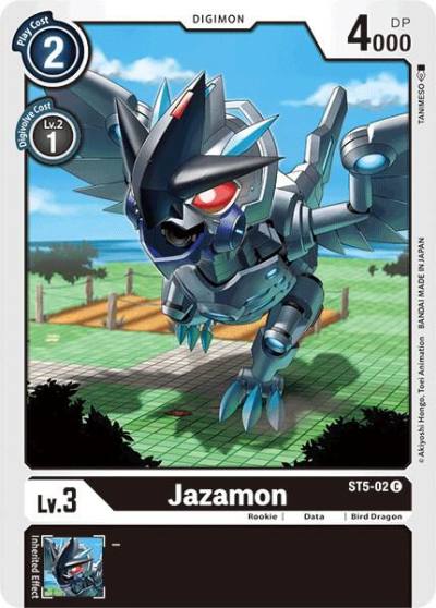 Jazamon ST5-02 C Starter Deck 05: Machine Black Digimon card