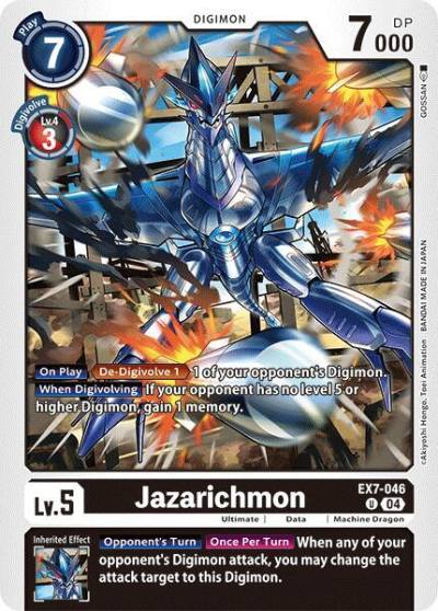 Jazarichmon EX7-046 UC Digimon LIBERATOR Digimon card