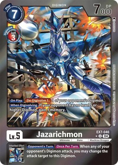 Jazarichmon Foil EX7-046 UC Digimon LIBERATOR Digimon card