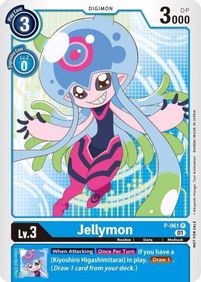 Jellymon Official Tournament Pack Vol5 P-061 P Digimon Promotion Cards Digimon card