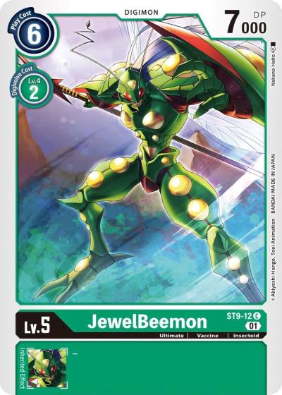 JewelBeemon ST9-12 C Starter Deck 09: Ultimate Ancient Dragon Digimon card