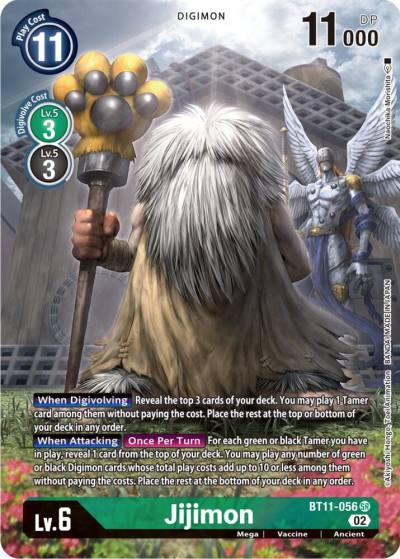 Jijimon Alternate Art BT11-056 SR Dimensional Phase Digimon card