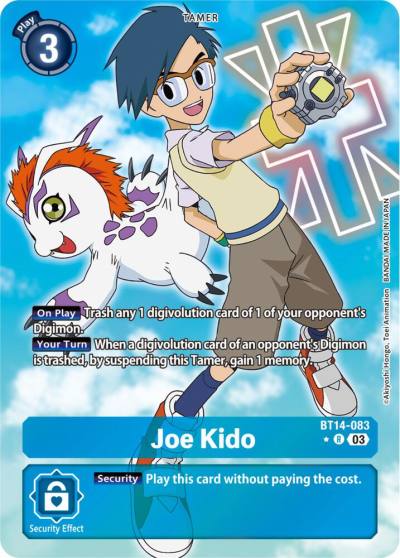Joe Kido Alternate Art BT14-083 R Blast Ace Digimon card