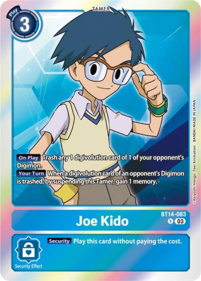 Joe Kido BT14-083 R Blast Ace Digimon card