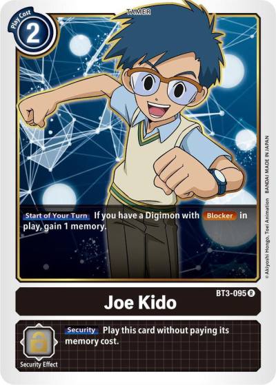 Joe Kido BT3-095 R Release Special Booster 1.5 Digimon card