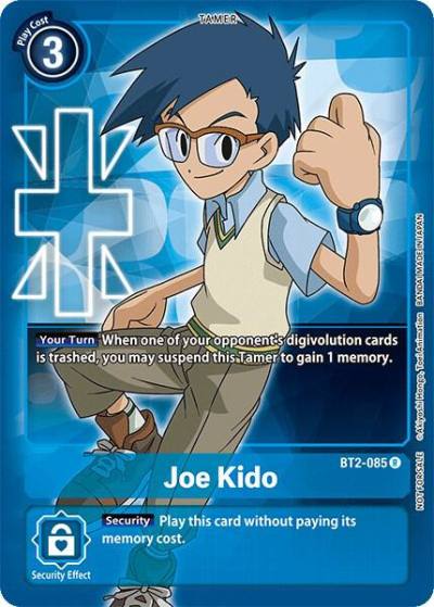 Joe Kido Official Tournament Pack Vol3 BT2-085 R Release Special Booster 1.0 Digimon card