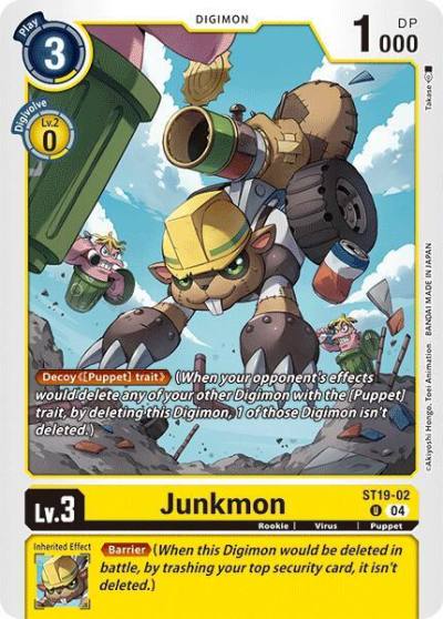 Junkmon ST19-02 U Starter Deck 19: Fable Waltz Digimon card