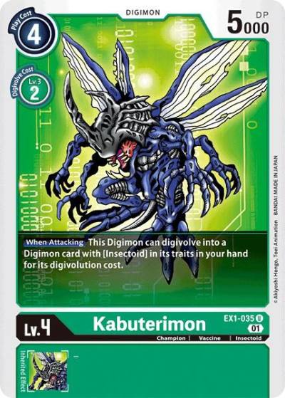 Kabuterimon EX1-035 U Classic Collection Digimon card