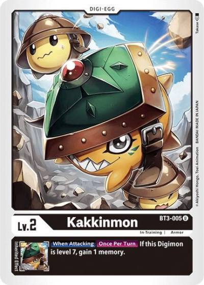 Kakkinmon BT3-005 U Release Special Booster 1.5 Digimon card