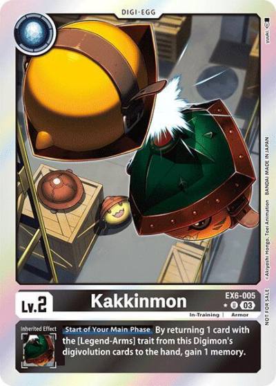 Kakkinmon Box Promotion Pack Infernal Ascension EX6-005 U Infernal Ascension Digimon card