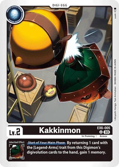 Kakkinmon EX6-005 U Infernal Ascension Digimon card