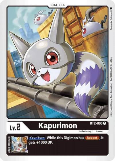 Kapurimon BT2-005 C Release Special Booster 1.0 Digimon card