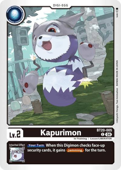 Kapurimon BT20-005 C Release Special Booster 2.5 Digimon card