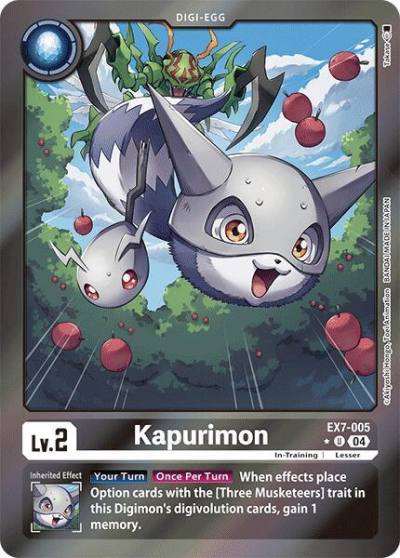 Kapurimon Foil EX7-005 U Digimon LIBERATOR Digimon card