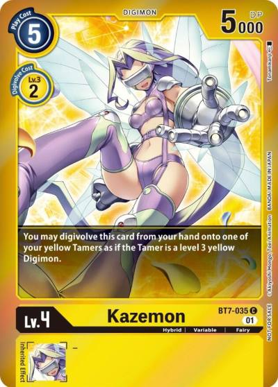 Kazemon Event Pack 3 BT7-035 C Next Adventure Digimon card