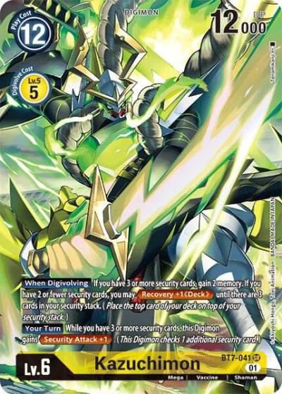 Kazuchimon Alternate Art BT7-041 SR Next Adventure Digimon card