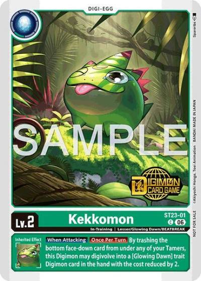 Kekkomon Welcome Tamers Pack Vol2 ST23-01 C Starter Deck 23: Beatbreak Release Event Cards Digimon card