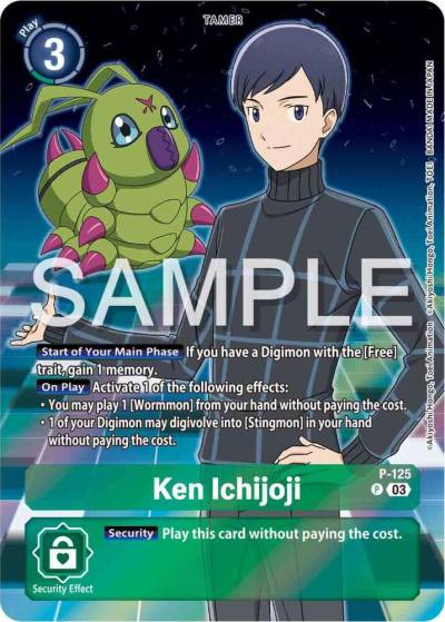 Ken Ichijoji Digimon Adventure 02 The Beginning Set P-125 P Digimon Promotion Cards Digimon card