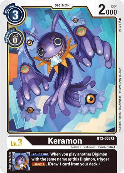 Keramon BT2-053 R Release Special Booster 1.0 Digimon card