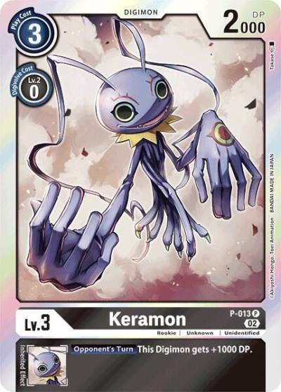 Keramon Resurgence Booster Reprint P-013 P Resurgence Booster Digimon card