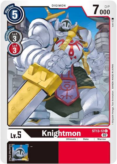 Knightmon ST13-12 C Starter Deck 13: Ragnaloardmon Digimon card