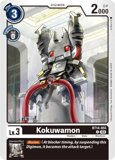 Kokuwamon BT14-055 C Blast Ace Digimon card