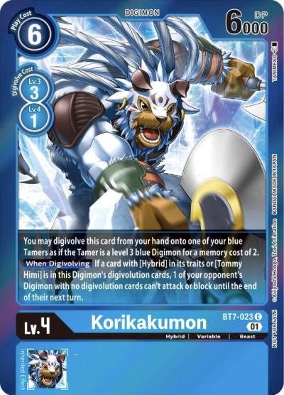 Korikakumon Event Pack 3 BT7-023 C Next Adventure Digimon card