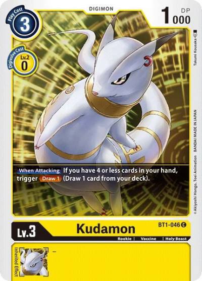 Kudamon BT1-046 C Release Special Booster 1.0 Digimon card