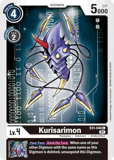 Kurisarimon EX1-046 C Classic Collection Digimon card