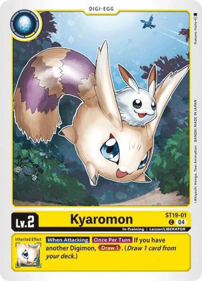Kyaromon ST19-01 C Starter Deck 19: Fable Waltz Digimon card