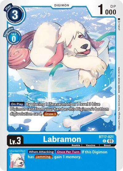 Labramon BT17-021 C Secret Crisis Digimon card