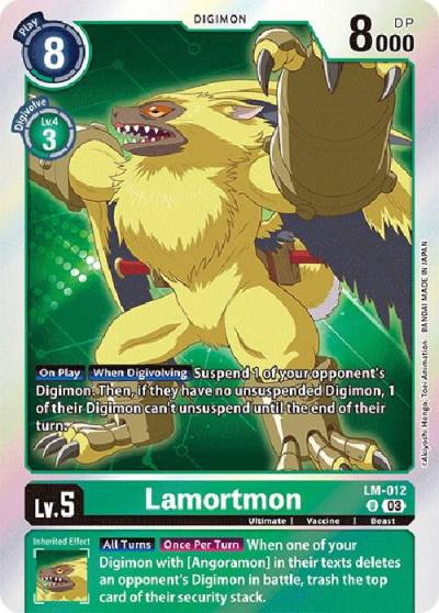 Lamortmon English Exclusive LM-012 U Exceed Apocalypse Digimon card