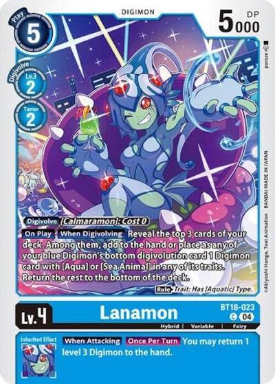 Lanamon BT18-023 C Release Special Booster 2.0 Digimon card